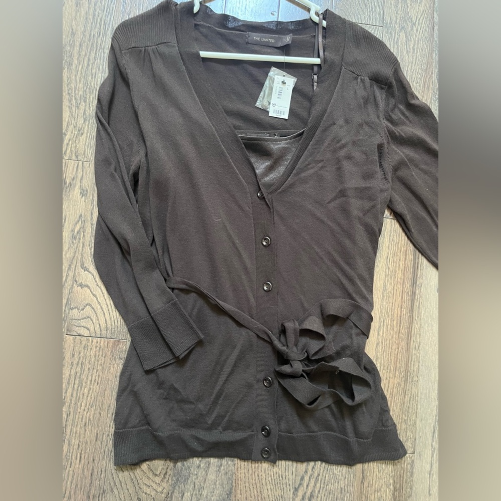 The limited cardigan/cami set